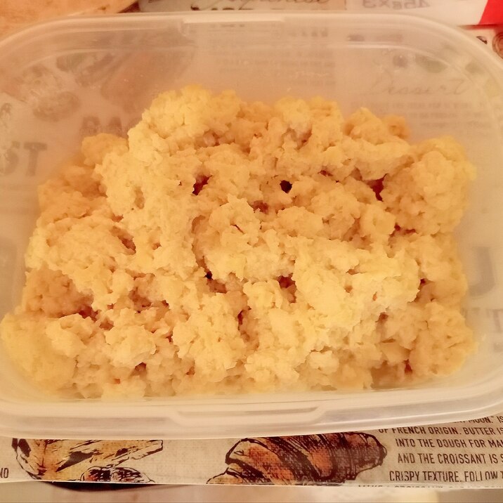 冷凍豆腐の肉そぼろ
